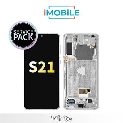 Samsung Galaxy S21 (G991) LCD Touch Digitizer Screen [Service Pack] [White] GH82-24544C GH82-27255C