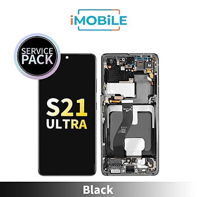 Samsung Galaxy S21 Ultra (G998) LCD Touch Digitizer Screen without camera [Service Pack] [Black] GH82-26035A GH82-26036A