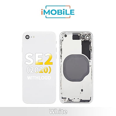 iPhone SE2 2020 Compatible Back Housing [No Small Parts] [White]
