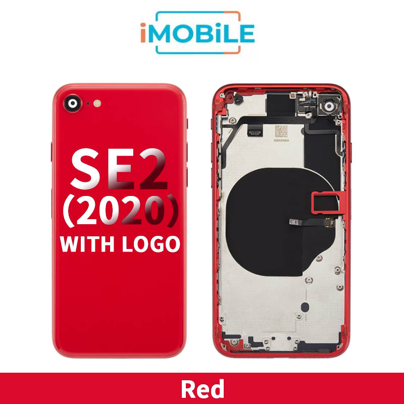 iPhone SE2 2020 Compatible Back Housing [no Small Parts] [Red]