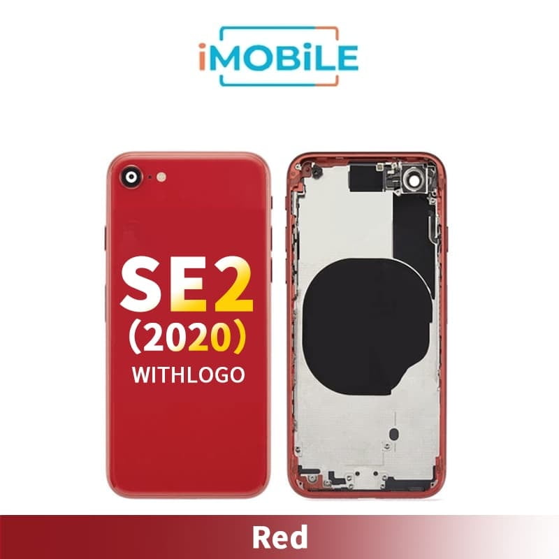iPhone SE2 2020 Compatible Back Housing [No Small Parts] [Red]