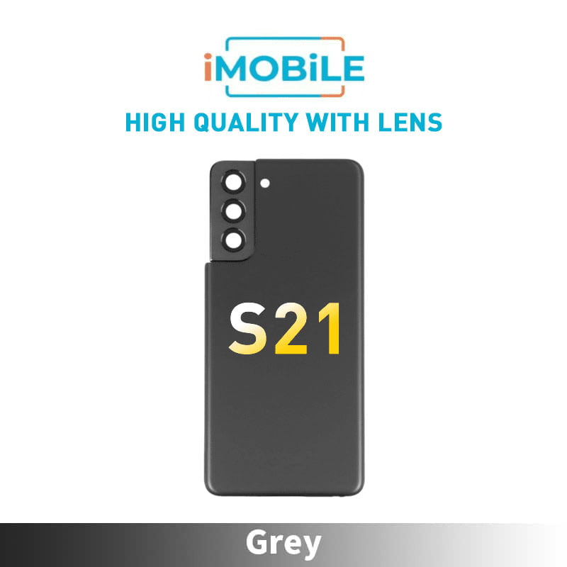 Samsung Galaxy S21 (G991) Back Cover [High Quality With Lens] [Grey]