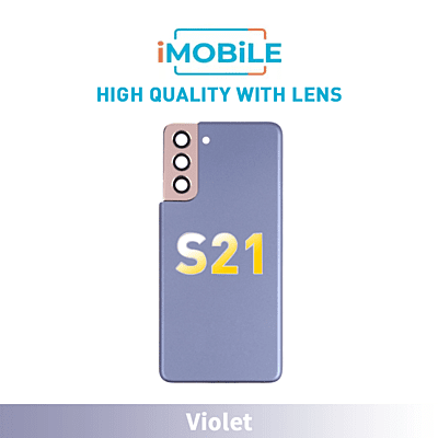 Samsung Galaxy S21 G991 Back Cover [High Quality with Lens] [Violet]