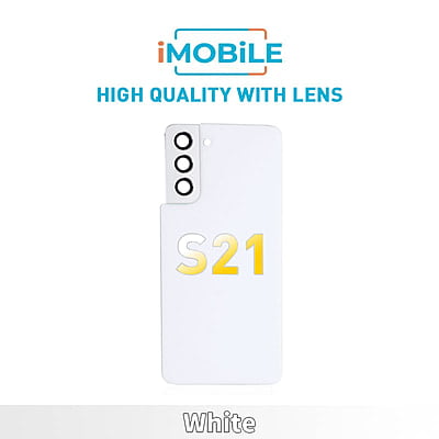 Samsung Galaxy S21 (G991) Back Cover [High Quality With Lens] [White]
