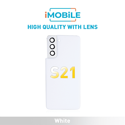 Samsung Galaxy S21 G991 Back Cover [High Quality with Lens] [White]
