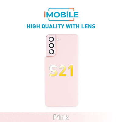 Samsung Galaxy S21 G991 Back Cover [High Quality with Lens] [Pink]