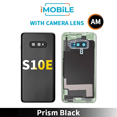Samsung Galaxy S10E Back Cover Aftermarket With Camera Lens [Prism Black]