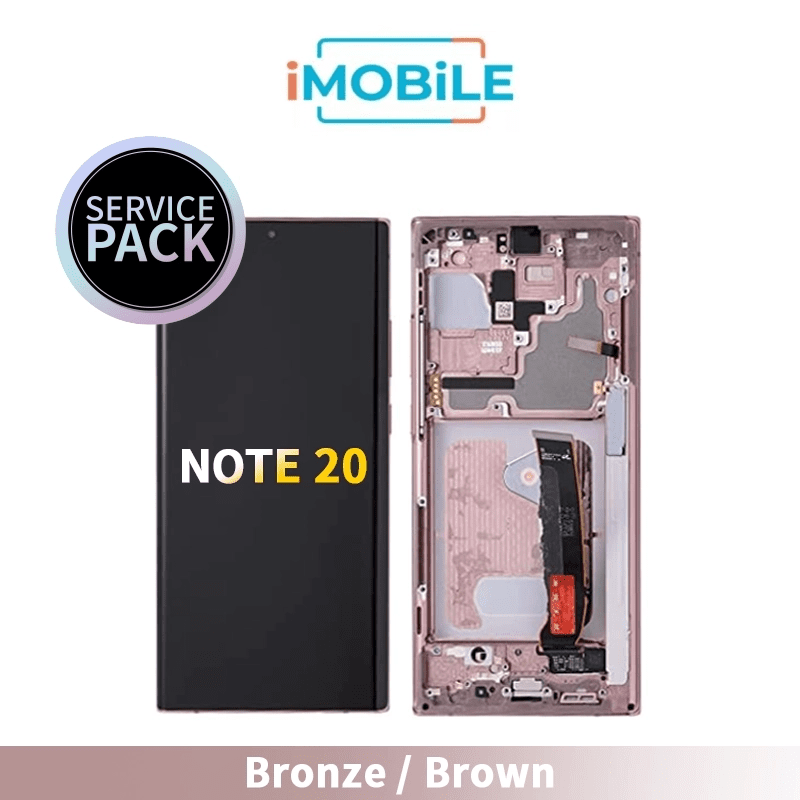 Samsung Galaxy Note 20 (N980) LCD Touch Digitizer Screen [Service Pack] [Bronze / Brown] GH82-26909C