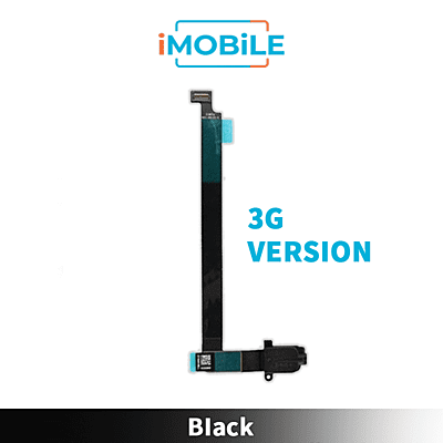 iPad Pro 12.9 Compatible Headphone Earphone Jack Flex Cable [Black] 3G Version