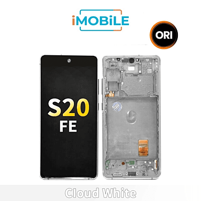 Samsung Galaxy S20 FE SM-G781B LCD Touch Digitizer Screen [Secondhand Original] [Cloud White]