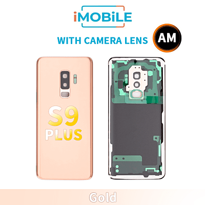 Samsung Galaxy S9 Plus Back Cover Aftermarket With Camera Lens [Gold]