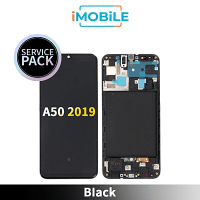 Samsung Galaxy A50 2019 A505F LCD Touch Digitizer Screen [Black] [Service Pack] GH82-19289A GH82-19204A
