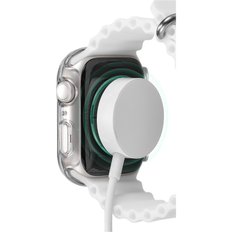 Halosure Coraza Clear Transparent Protective Case for Apple Watch, s7 / s8 / s9 Series, 45 mm Halosure Coraza Clear Transparent Protective Case for Apple Watch, s7 / s8 / s9 Series, 45 mm