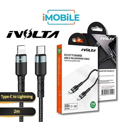 iVolta [RC-103i] BoostCharge 2m Braided Type-C to Lightning Cable