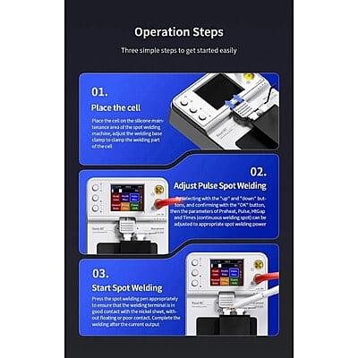 QIANLI Macaron Max | 2nd Gen Portable Phone Battery Connector Spot Welding Machine