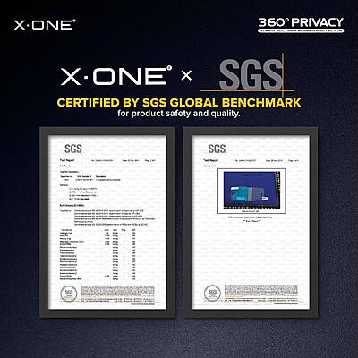 X.One [360 Privacy] Hybrid Polymer Impact Screen Protector, iPhone 16 Pro [Privacy]
