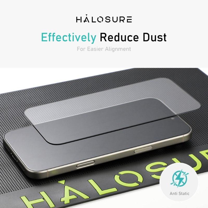 Halosure 2.5D Innovador Shield HD [High-Clear] Tempered Glass, iPhone 16 Pro Max
