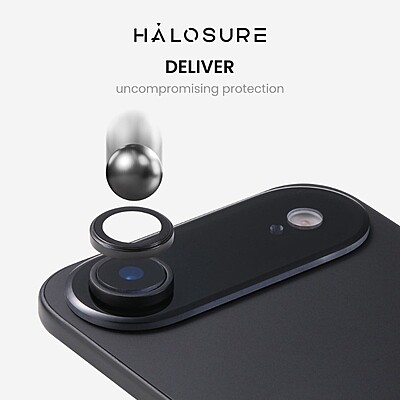 Halosure Geordi Rear Camera Lens Armour Protector (Anti-Reflection), iPhone 17 Air Halosure Geordi Rear Camera Lens Armour Protector (Anti-Reflection), iPhone 17 Air