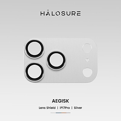 Halosure AEGISK Shield Rear Camera Lens Protector (Anti-Reflection), iPhone 17 Pro Halosure AEGISK Shield Rear Camera Lens Protector (Anti-Reflection), iPhone 17 Pro