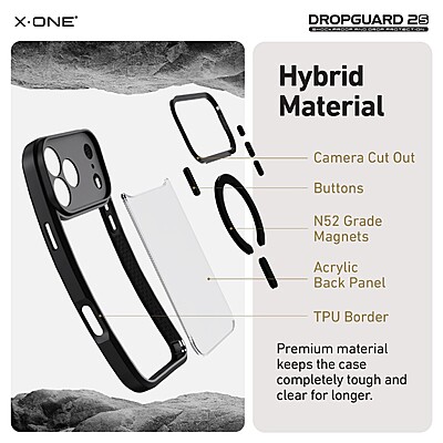 X.One [MagSafe] Dropguard 2S / 2.0 Impact Protection Case, iPhone 17 Pro