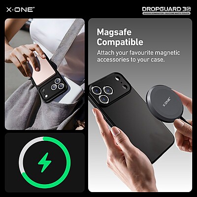 X.One [MagSafe] Dropguard 3S / 3.0 Matte Silicone Case, iPhone 17 Pro Max