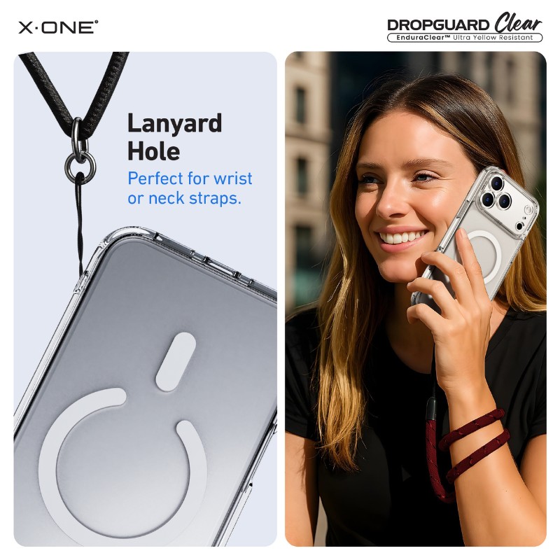 X.One [MagSafe] Dropguard Clear Impact Protection Case, iPhone 17 Pro Max