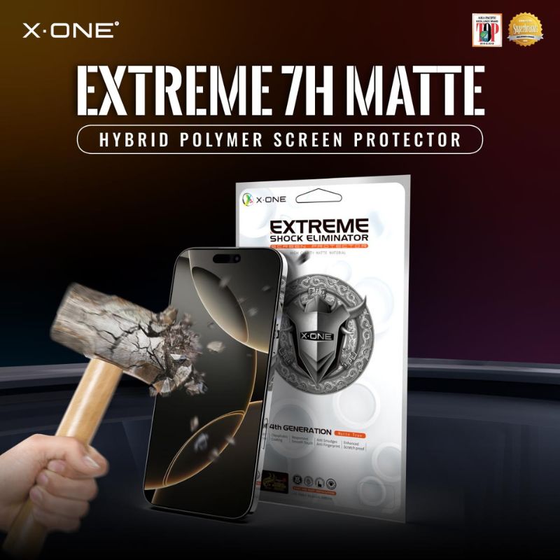 X.One [Matte] Hybrid Polymer Borderless Impact Screen Protector, iPhone 18 Pro