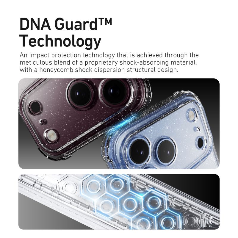 X.One [MagSafe] Glitter Clear Impact Protection Case, iPhone 18 Pro Max