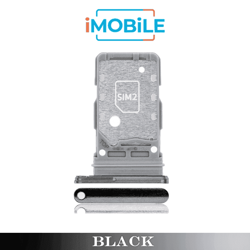 Samsung Galaxy S21 (G991) / S21 Plus (G996) / S21 Ultra (G998) Sim Tray - Dual [Black]