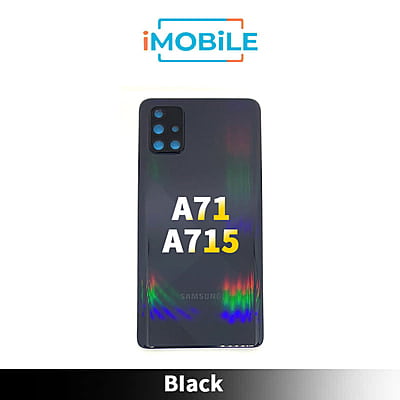 Samsung Galaxy A71 A715 Back Cover with Lens [Black]