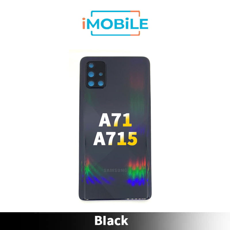 Samsung Galaxy A71 A715 Back Cover with Lens [Black]
