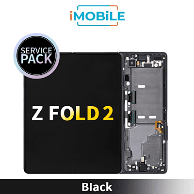 Samsung Galaxy Z Fold2 F916 LCD Touch Digitizer Screen [Service Pack] [Black] (GH82-23968A)