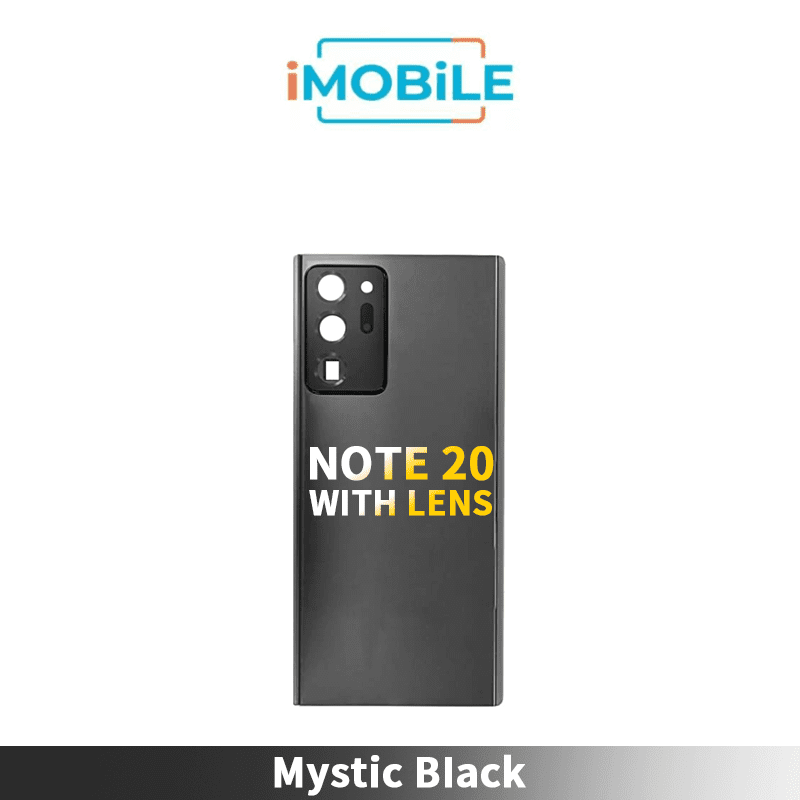Samsung Galaxy Note 20 (N980) Back Cover with Lens [Mystic Black]