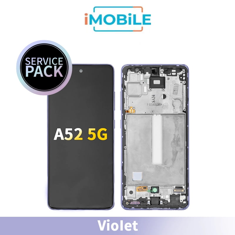 Samsung Galaxy A52 5G (A525 A526) LCD Touch Digitizer Screen [Service Pack] [Violet] GH82-25524C GH82-25526C