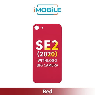 iPhone SE2 2020 Compatible Back Cover With Big Camera Hole [Red]