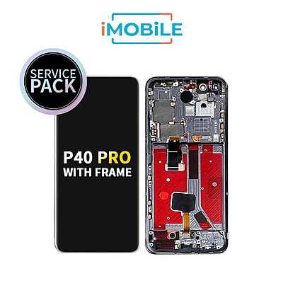 Huawei P40 Pro LCD Touch Digitizer Screen with Frame [Service Pack]