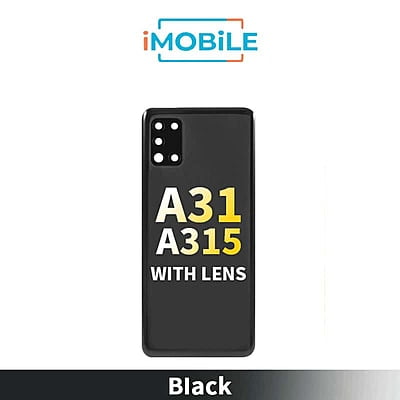 Samsung Galaxy A31 (A315) Back Cover with Camera Lens [Black]