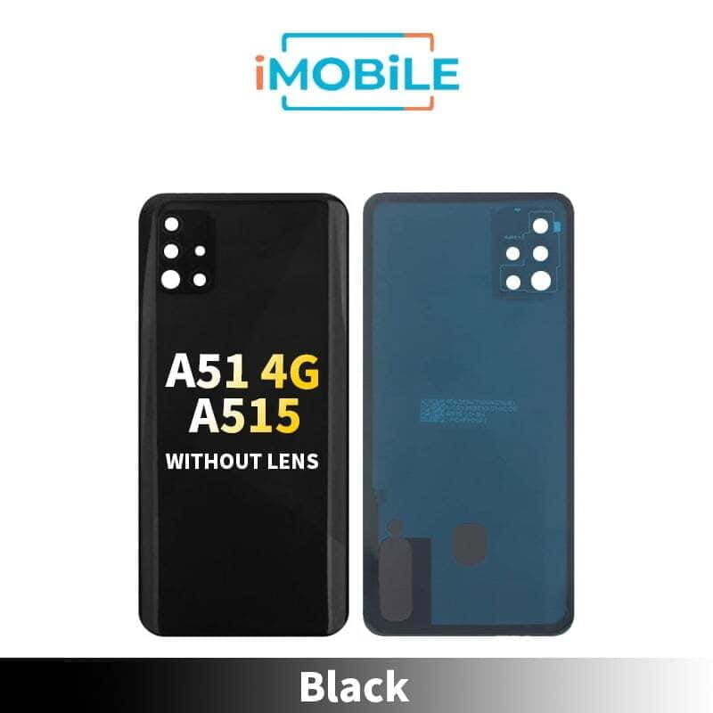 Samsung Galaxy A51 (A515) Back Cover Without Camera Lens [Black]