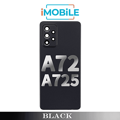Samsung Galaxy A72 (A725) Back Cover with Camera Lens [Black]