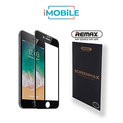 Remax RhinoShield 2.5D Tempered Glass with Envelope Pack, iPhone 7 Plus/8 Plus [Black]