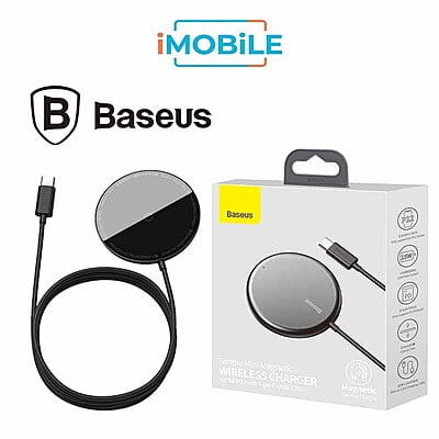 Baseus [WXJK-F01/F02] MagSafe Wireless Charger, 15W with 1.5m Type-C Cable