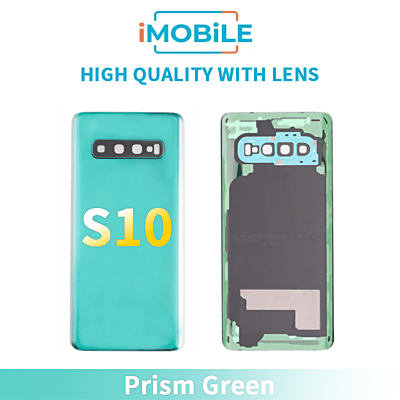 Samsung Galaxy S10 Back Cover [High Quality with Lens] [Prism Green]