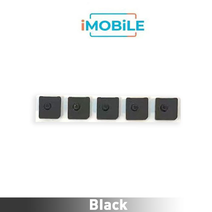 iPhone 12 Mini Compatible Rear Camera Microphone Mesh (x5 each set) [Black]