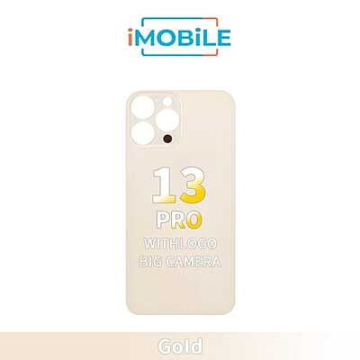 iPhone 13 Pro Compatible Back Cover Glass With Big Camera Hole [Gold]