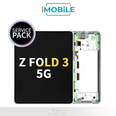 Samsung Galaxy Z Fold3 5G (F926B) Main LCD Digitizer Screen [Service Pack] [Silver] (GH82-26283C)