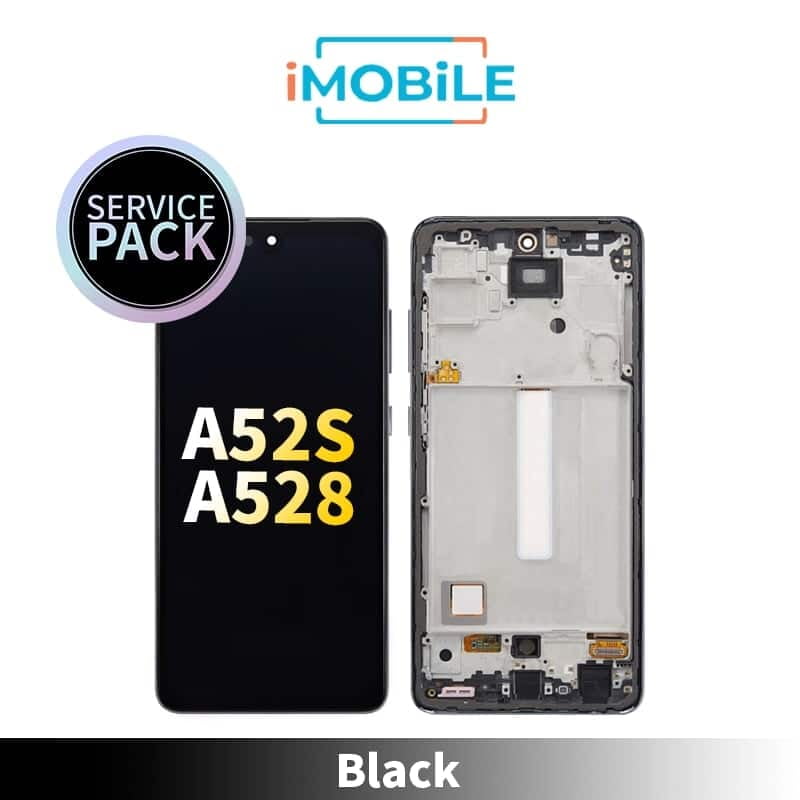 Samsung Galaxy A52s 5G A528 LCD Touch Digitizer Screen [Service Pack] [Black] GH82-26863A GH82-26909A
