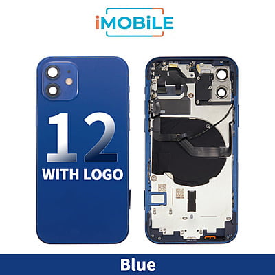 iPhone 12 Compatible Back Housing [no small parts] [Blue]