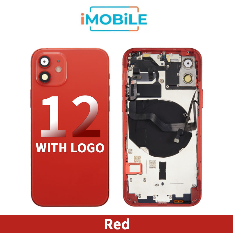 iPhone 12 Compatible Back Housing [no small parts] [Red]