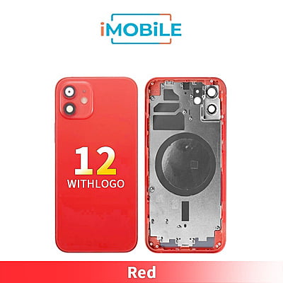 iPhone 12 Compatible Back Housing [No Small Parts] [Red]