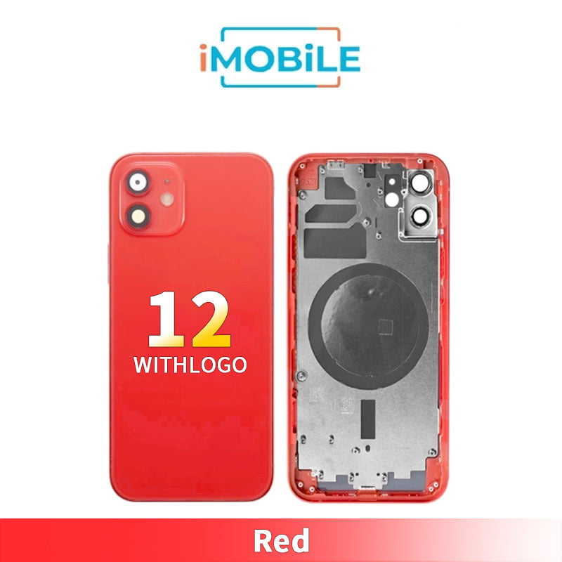 iPhone 12 Compatible Back Housing [No Small Parts] [Red]